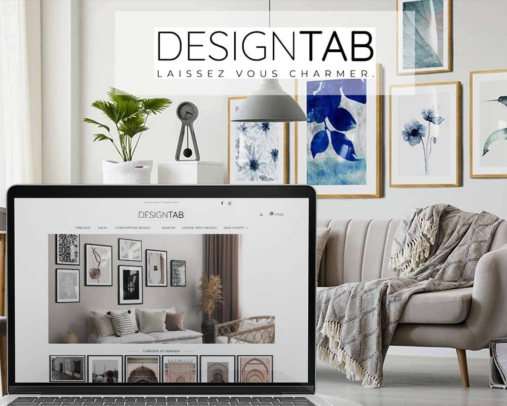 Designtab - Premier E-commerce Décoration Murale Tunisie, visuel 2