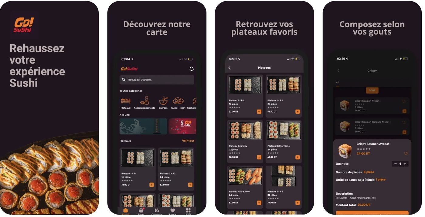 Go! Sushi - Système de Livraison de Sushi, visuel 3