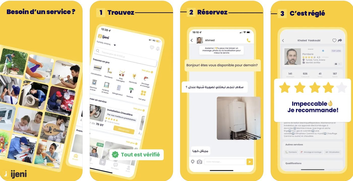 ijeni - Marketplace de Services N°1 en Tunisie, visuel 1