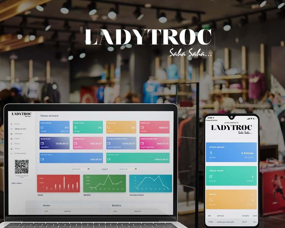 LadyTroc - Plateforme SaaS E-commerce