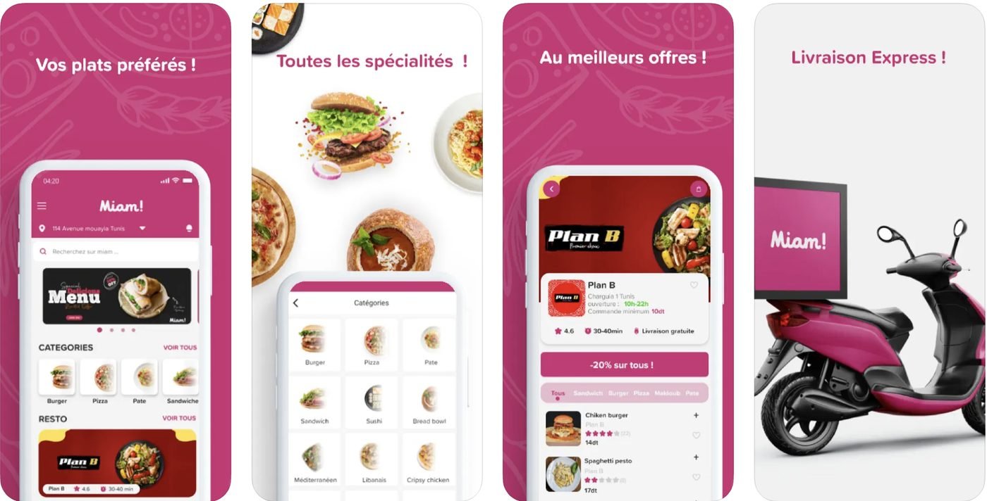 Miam - Système de Livraison de Repas, visuel 1