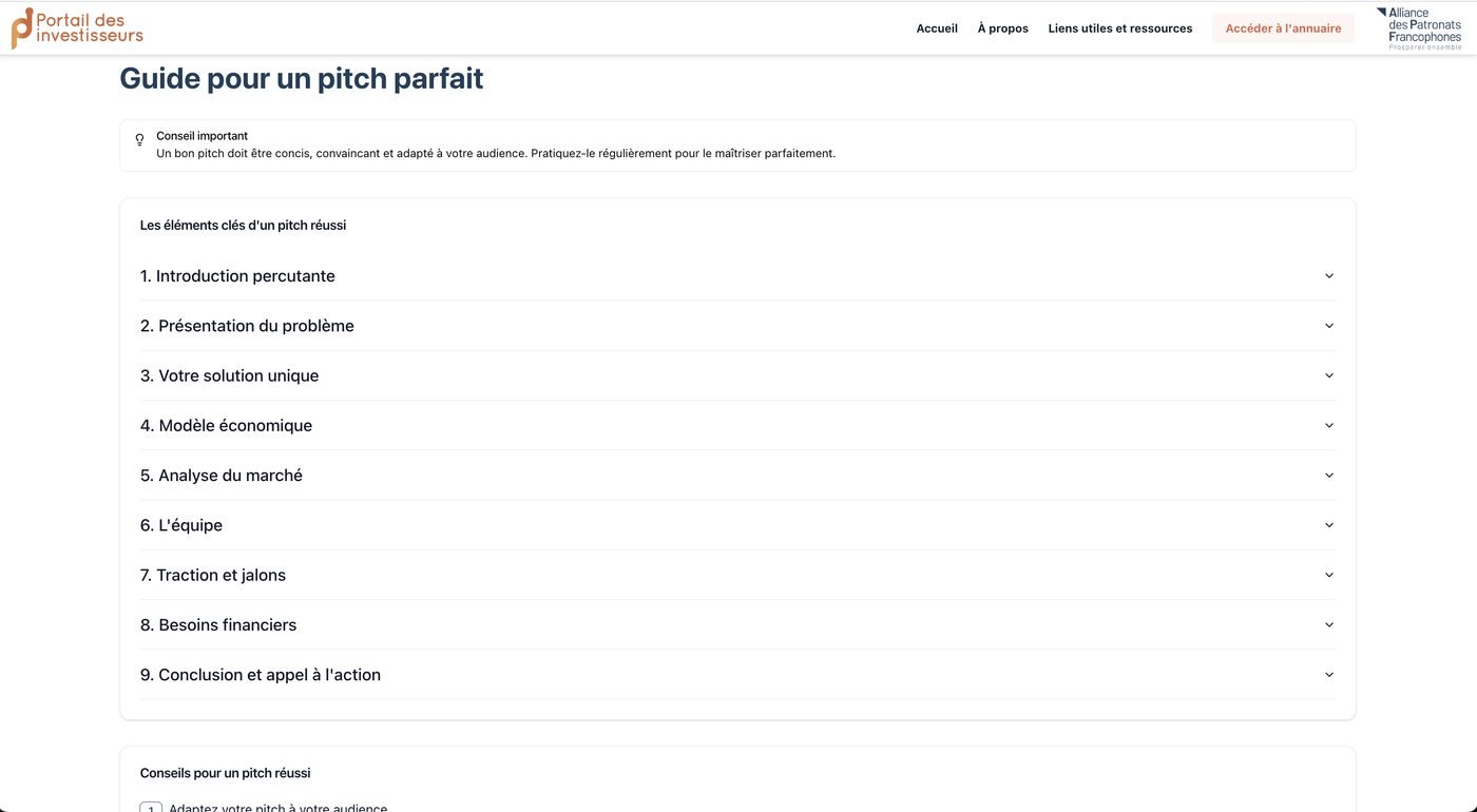 Portail des Investisseurs - APF & OIF, visuel 1