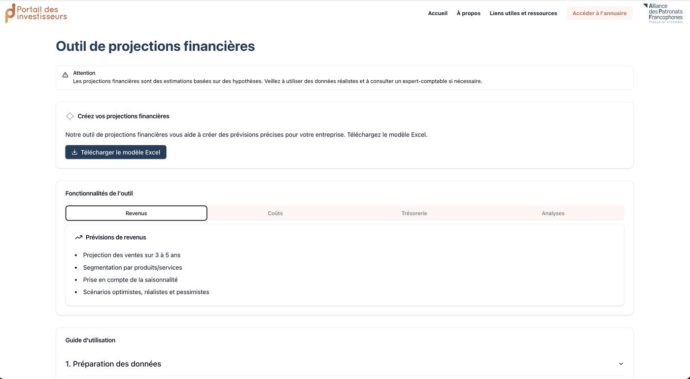Portail des Investisseurs - APF & OIF, visuel 3