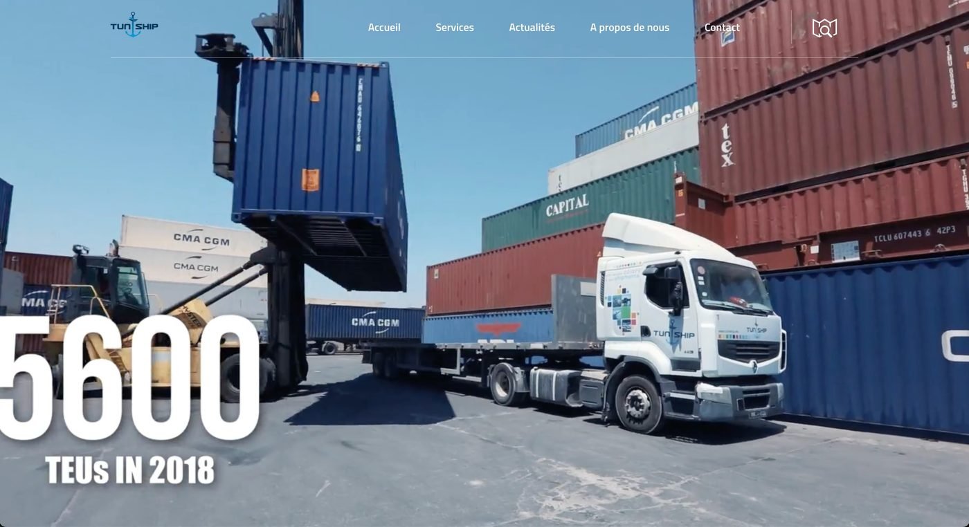 Tuniship - Plateforme Logistique Maritime, visuel 2