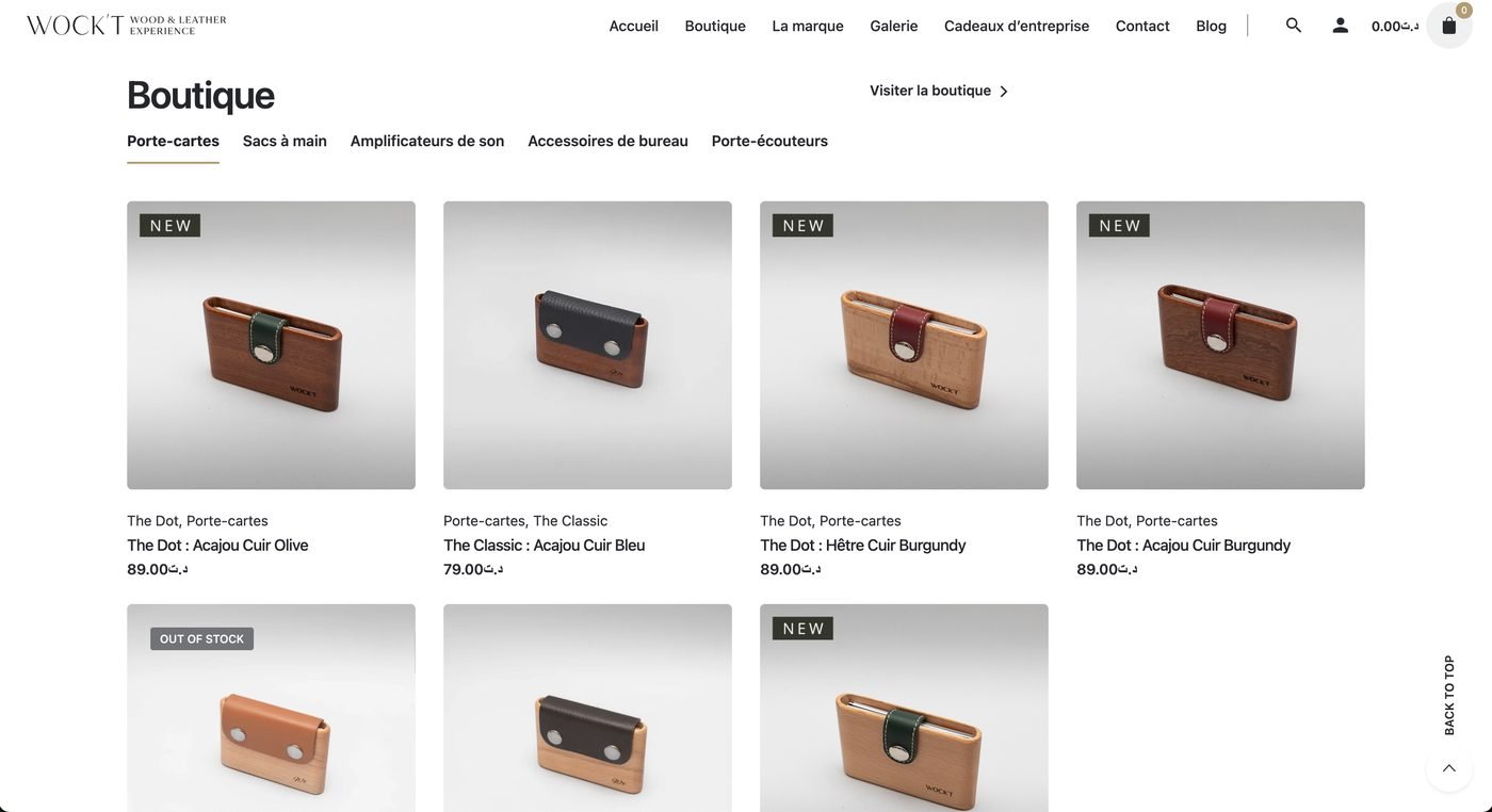 Wockt - Plateforme E-commerce Mode, visuel 1